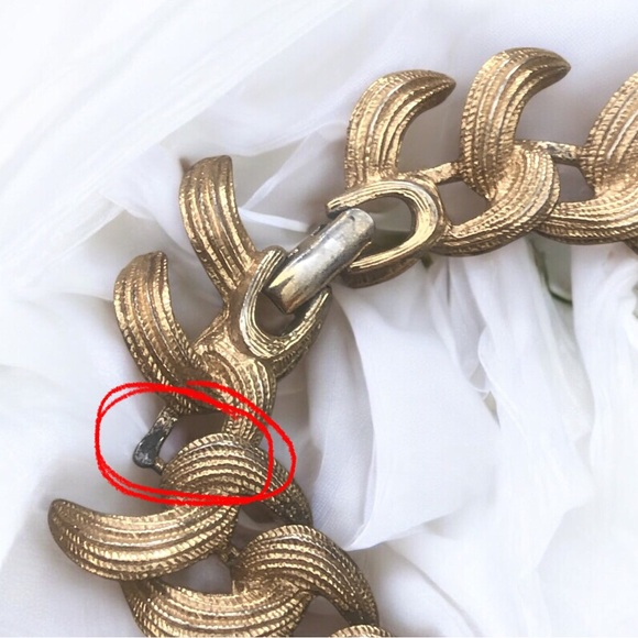 BOGO Monet Ridged Collar Necklace Choker *Read* - Picture 5 of 6